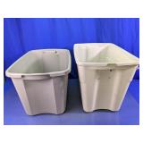 Sterilite 18-Gallon Plastic Storage Totes