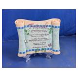 Arister Group Friends Scroll Plaque with Stand