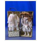 Porcelain Doll Wardrobe Case Set
