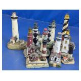 Assorted Miniature Lighthouse Figurines