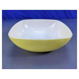 Yellow Glass Serving Bowl
