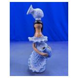 Mexican Spongeware Lady Water Bearer Figurine