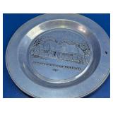 1976 Naschke Home La Marque TX Pewter Plate