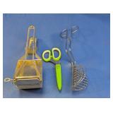 Potato Ricer and Kitchen Utensils Lot