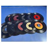 Vintage 45 RPM Vinyl Records Collection Lot