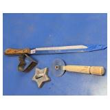 Vintage Baking and Slicing Kitchen Tools