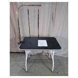 Portable Folding Pet Grooming Table with Arm