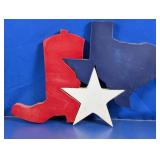 Rustic Texas Theme Wooden Wall Decor Sign