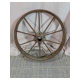 Vintage Cast Iron Spoke Wheel