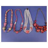 Pink & Red Necklace Assortment