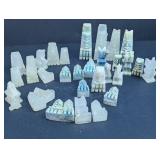 Mexican Aztec Mayan Stone Chess Pieces