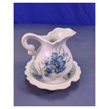 Floral Creamer & Dish Set