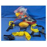 Assorted Toy Footballs and Flag Football Gear Lot