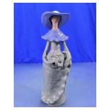 Faceless Lady Pottery Figurine