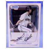 ROOKIE CARD 2011 TOPPS CHROME BRANDON BELT