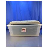Sterilite Clear Tote & Heavy Duty Plastic Bin Duo