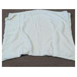 White Cellular Baby Blanket