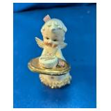 Ceramic Birthday Angel Figurine