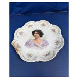 Crescent China Portrait Plate