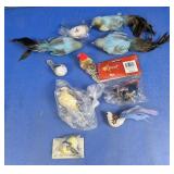 Assorted Faux Bird Ornaments & Craft Decor Lot