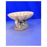Vintage Rabbit Pedestal Centerpiece Bowl