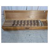Vintage Wooden Baluster Security Bar Set