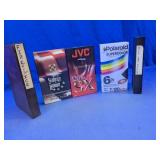 Mixed VHS Lot Blank Tapes & Movies Lot