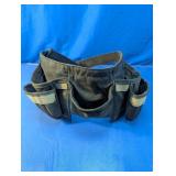 CLC Black Fabric Multi-Pocket Tool Belt Pouch
