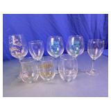 Personalized Wine Glass Collection