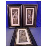 Framed Safari Wildlife Prints