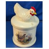 Ceramic Chicken Kitchen Canister