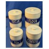 Ceramic Kitchen Canister Set