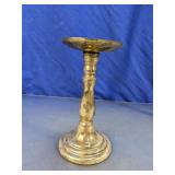 Gold-Tone Metal Candlestick Holder