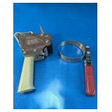 Scotch Tape Dispenser and Oil Filter Wrench Lot