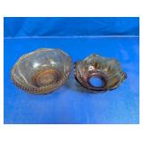 Amber Glass Bowl Collection
