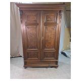 BE Wood Armoire Wardrobe Cabinet 78"