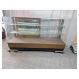 Wooden Base Glass Display Retail Showcase Counter