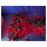 Red C9 Style Christmas String Lights