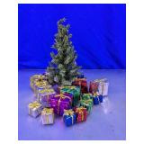 Mini Christmas Tree & Gift Box Dï¿½cor