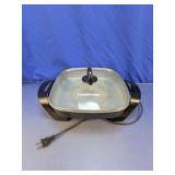 Electric Skillet w/ Glass Lid
