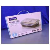 Glasslock Bakeware Rectangle 2200mL Set