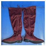 Comfortview Burgundy Tall Boots