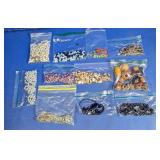 Assorted Craft Beads & Jewelry Findings Lot