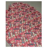Festive Christmas Holiday Round Tablecloth