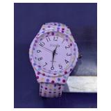 Studio 8 Polka Dot Cuff Style Wristwatch
