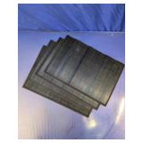 Black Woven Rectangular Placemats