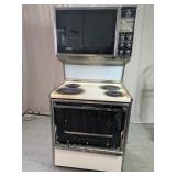 Vintage Tappan Electric Range with Microwave