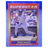 1992 SCORE SUPERSTAR HOF WADE BOGGS CARD