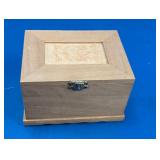 Handmade Inlaid Wooden Keepsake Latch Box