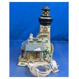 Lighthouse Cottage Table Lamp Decor